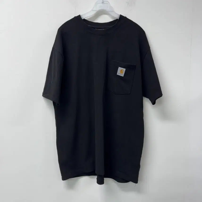 [BUNJANG] Carhartt Basic Cotton Pocket T-Shirt XL Black / 칼하트 포켓 반팔티 블랙