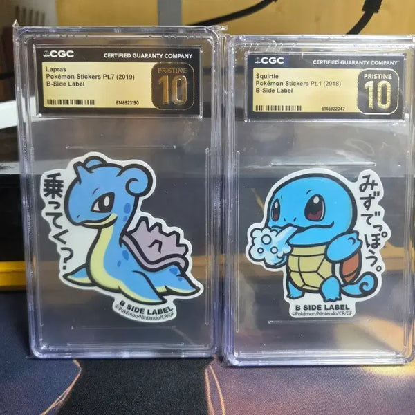 [BUNJANG] Pokemon Sticker Lapras/Squirtle CGC 10 / 포켓몬 스티커 래프라스/꼬부기 CGC 10