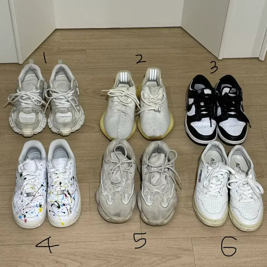 [BUNJANG] Junji, Adidas Yeezy, Nike, Autry Shoes / 준지 아디다스이지 나이키 오트리 235