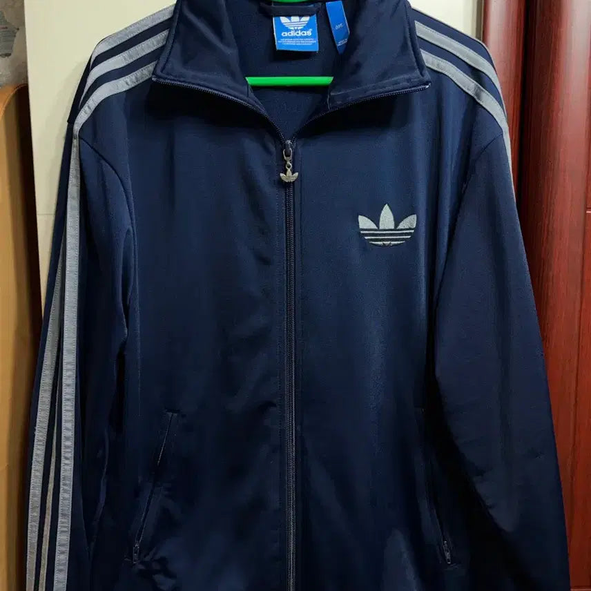 [BUNJANG] Adidas Firebird Track Top Jersey Navy/Silver / 아디다스 파이어버드 트랙탑 져지 (네이비/실버)