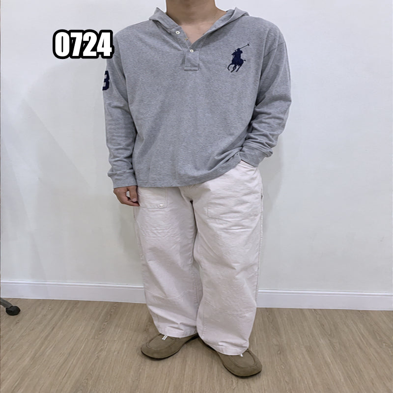 [BUNJANG] Polo Ralph Lauren Big Pony Rugby Hoodie T-Shirt XL / XL 폴로 랄프로렌 빅 포니 럭비 후드 티셔츠