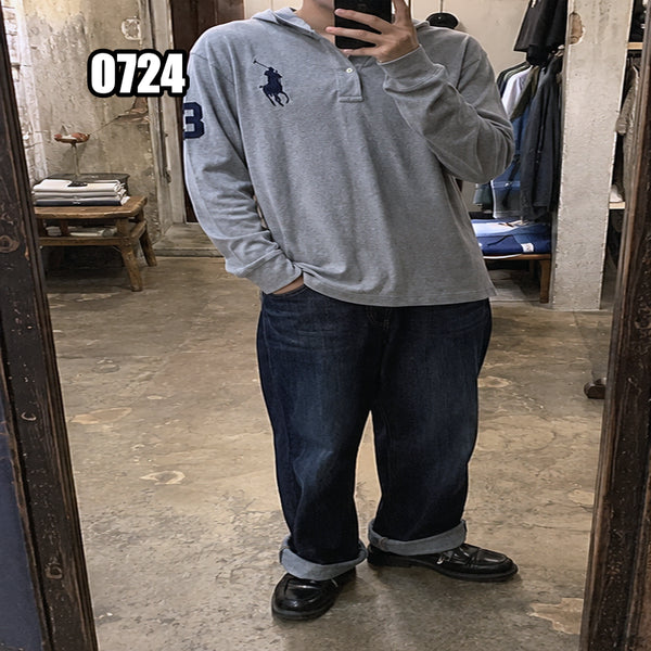[BUNJANG] Polo Ralph Lauren Big Pony Rugby Hoodie T-Shirt / XL 폴로 랄프로렌 빅 포니 럭비 후드 티셔츠