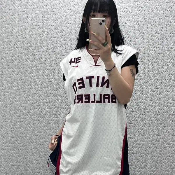 [BUNJANG] Nike Vintage Jersey Tank Top XL / 나이키 레트로 빈티지 밸러스 피어스 유니폼 나시 XL C14000