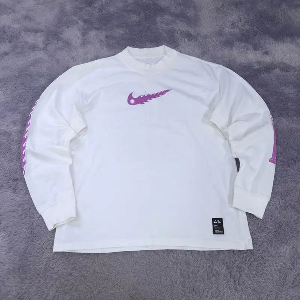 [BUNJANG] Nike Long Sleeve T-Shirt White L / L 나이키 긴팔 티 | 0811A13