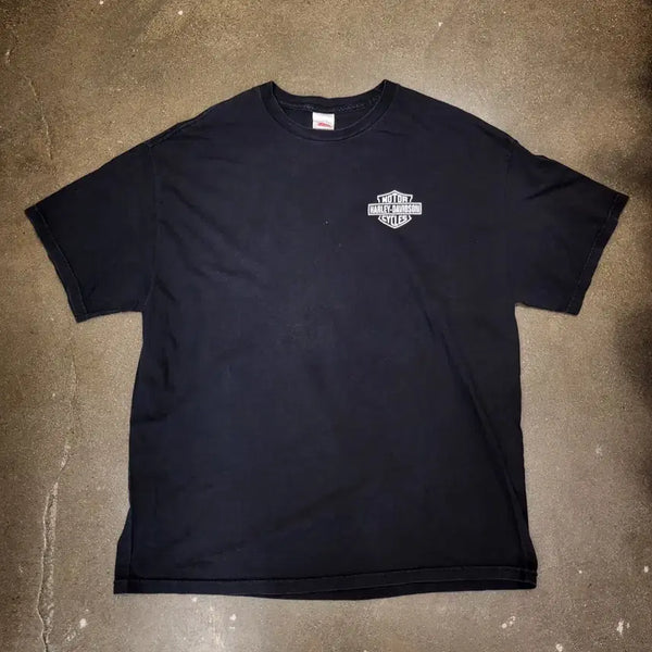 [BUNJANG] Vintage American Harley-Davidson Printing Short Sleeve T-Shirt XL / 미국 빈티지 할리데이비슨 프린팅 반팔 티셔츠