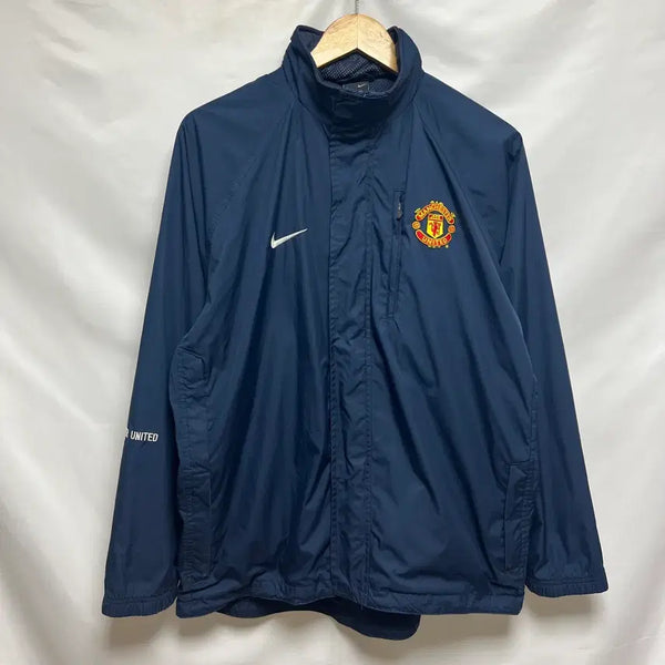 [BUNJANG] Nike Manchester United Vodafone 05-06 Training Navy Woven Windbreaker - Size M / [정품/M] 나이키 맨유 보다폰 05-06 트레이닝 네이비 우븐 바람막이