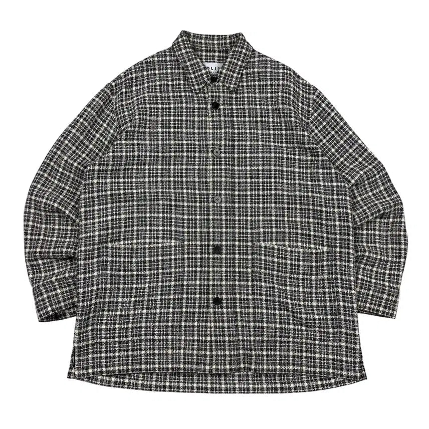 [BUNJANG] Solid Homme Tweed Shirt Jacket / 솔리드 옴므 트위드 셔츠 자켓