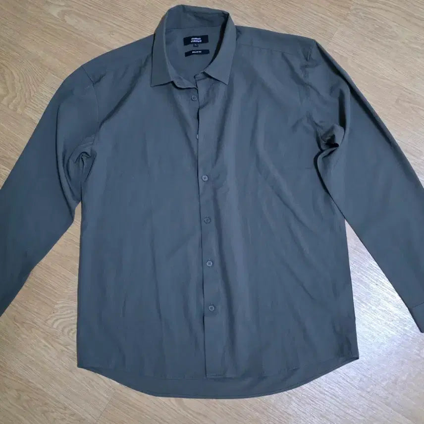 [BUNJANG] Musinsa Standard Men's Relaxed Fit Quick Dry Shirt Khaki / 무신사스탠다드 남자 셔츠 L