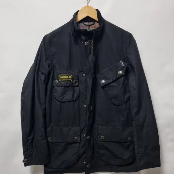 [BUNJANG] Barbour International Wax Jacket Black S / 바버 인터내셔널 왁스 자켓 블랙 S
