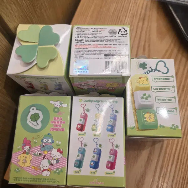 [BUNJANG] Sanrio Character LED Keycap Keychain / 산리오 키캡 키링 새상품