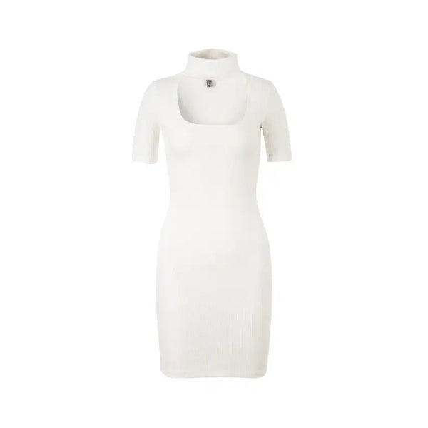 [BUNJANG] BabyMetalClub Mini Choker One-Piece Dress White / 베이비메탈클럽 미니 초커 원피스 화이트
