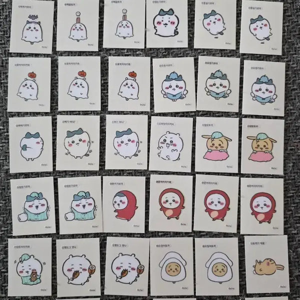 [BUNJANG] Cheekawa Sticker Set / 먼작귀 치이카와 띠부실 3장씩 판매