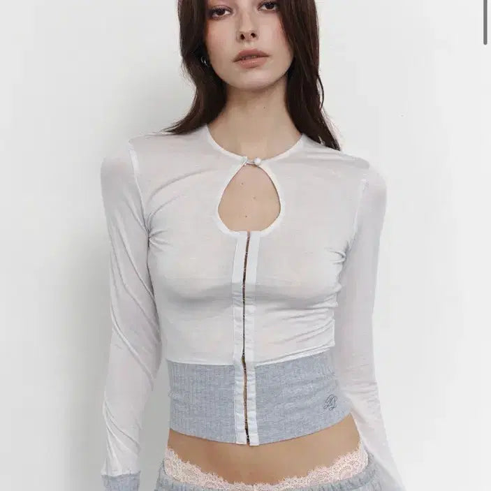 [BUNJANG] Please No Follow Sleeveless Cardigan / 플리즈노팔로우 슬리브리스 (가디건)