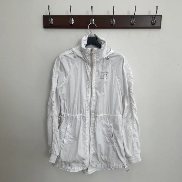 [BUNJANG] Emporio Armani EA7 QR Certified Windbreaker Jacket / 엠프리오 아르마니 EA7 신형 QR 인증 바람막이