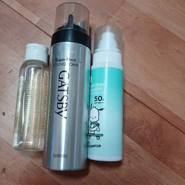 [BUNJANG] Gatsby Super Hard Styling Foam & SPF 50+ PA++++ Sun Spray Set / 갸스비 슈퍼 하드 스타일링 폼 & 선스프레이