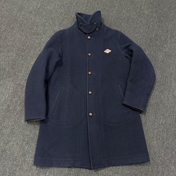 [BUNJANG] DANTON Navy Wool Coat Size 42 / 단톤 네이비 코트