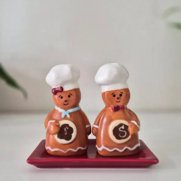 [BUNJANG] Gingerbread Man Herb & Salt Set / 할인  진저브래드맨 허브앤솔트