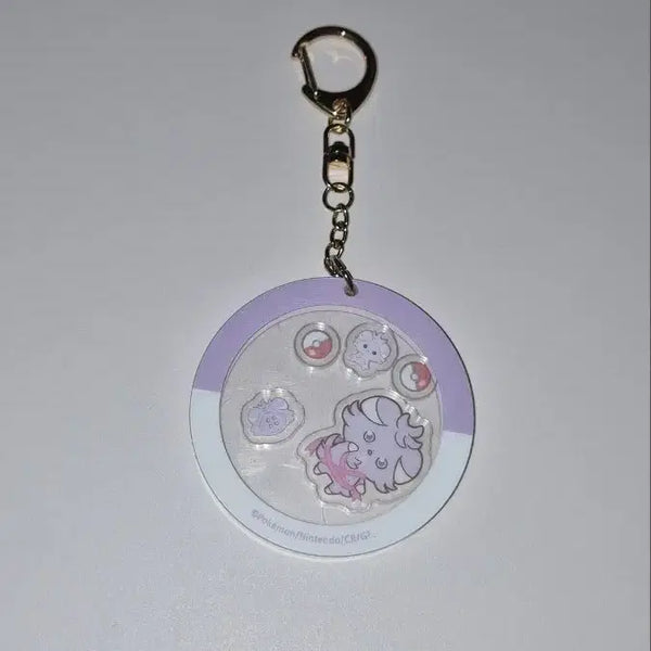 [BUNJANG] Pokemon Pocket Monsters Nyasper Wobbly Keychain / 포켓몬 포켓피스 흔들키링 냐스퍼