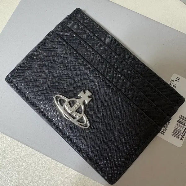[BUNJANG] Vivienne Westwood Flat Card Holder Black / 비비안웨스트우드 카드지갑 블랙