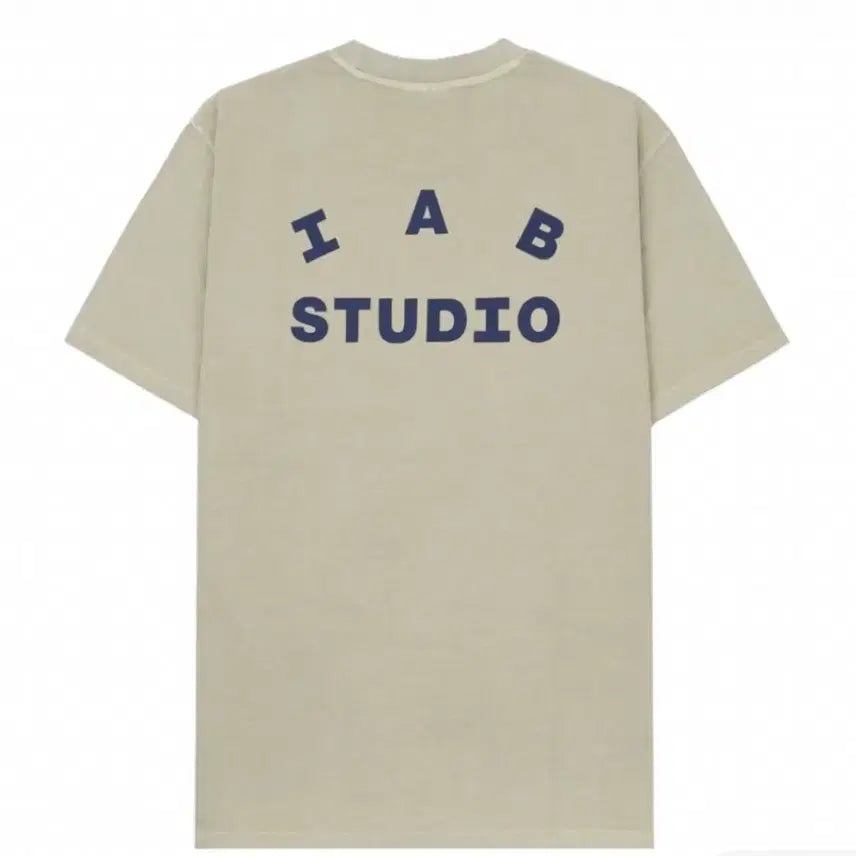 [BUNJANG] IAB Studio Pigment T-Shirt Oatmeal / 아이앱 스튜디오 피그먼트 티셔츠 오트밀