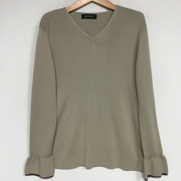 [BUNJANG] MINE Cashmere Puff Knit 90 / MINE 마인 캐시미어 퍼프 니트 90