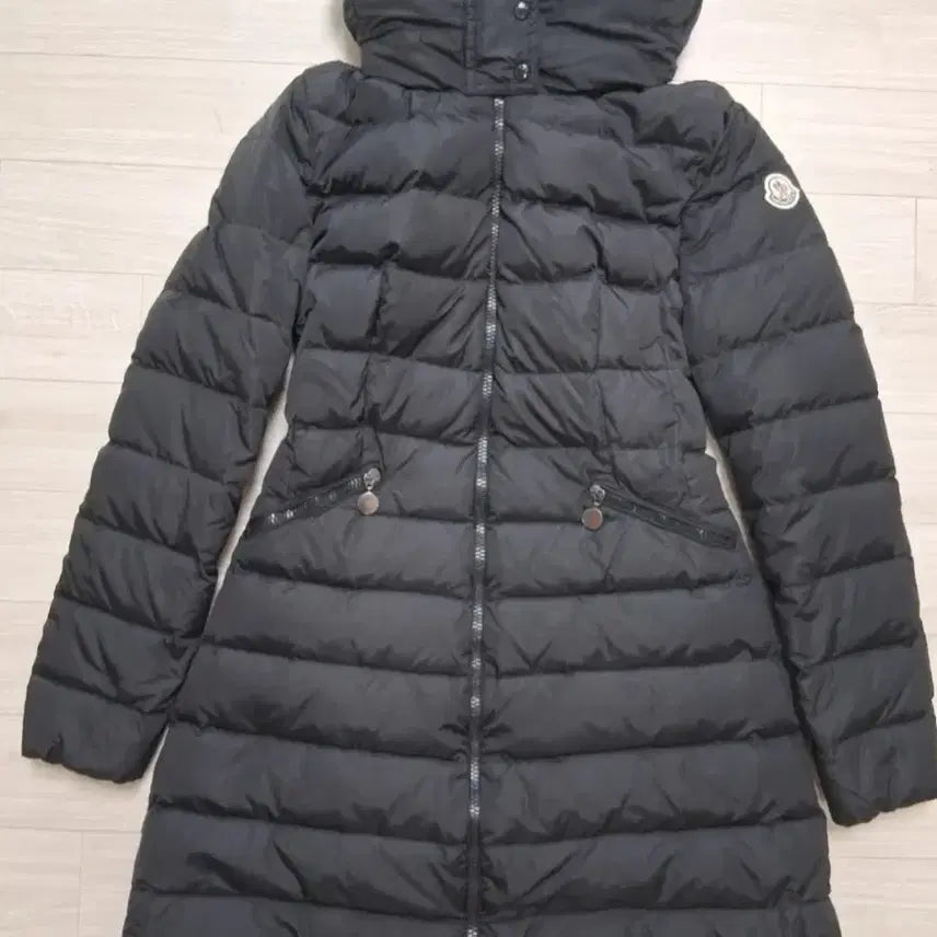 [BUNJANG] Moncler Flammette Long Padding Black Size 0 / 몽클레어 플라메뜨 롱패딩 블랙 0사이즈
