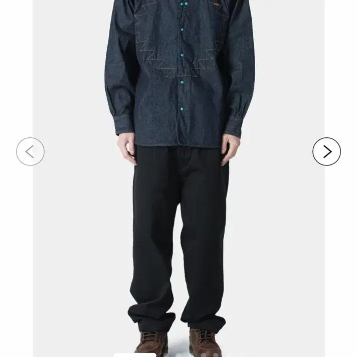 [BUNJANG] Capital Thunderbird Western Shirt Indigo / (4) 캐피탈 썬더버드 웨스턴 셔츠 인디고 색상 판매