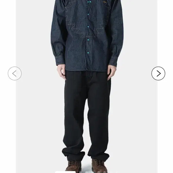 [BUNJANG] Capital Thunderbird Western Shirt Indigo / (4) 캐피탈 썬더버드 웨스턴 셔츠 인디고 색상 판매