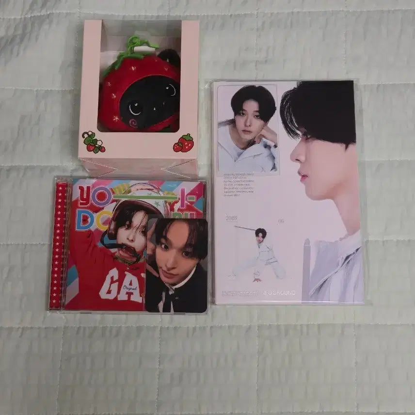 [BUNJANG] NCT WISH Riku Strawberry Bakery Keychain Bundle Set / NCT WISH 위시 딸기 베이커리 리쿠 딸기 키링 쿠리 일괄