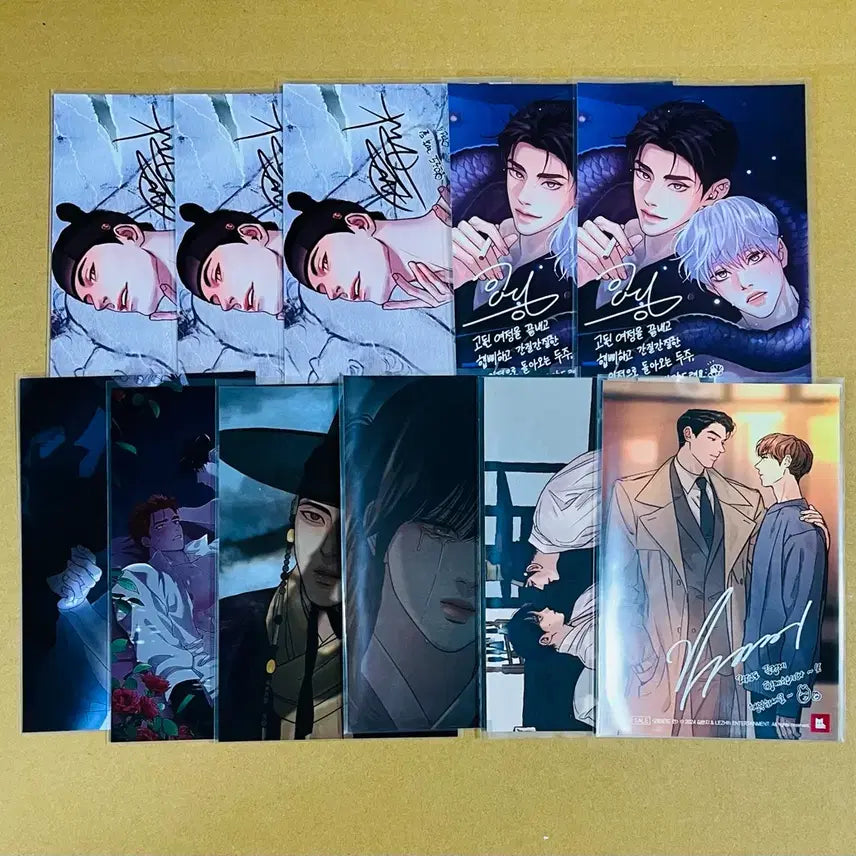 [BUNJANG] Yashahime Limited Run Chogak Sonen Set of 11 Prints / 야화첩 리미티드런 조개소년 등 프박 프린티 11장