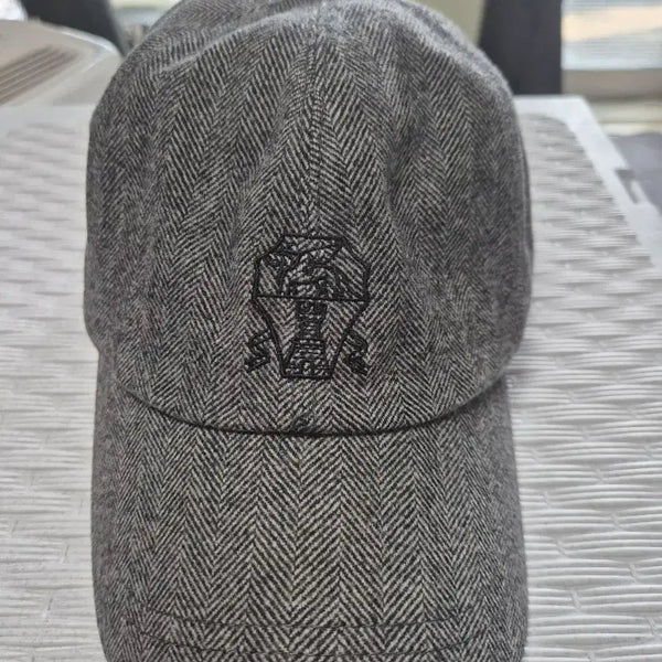 [BUNJANG] Brunello Cucinelli Herringbone Cap Hat / 새상품 브루넬로 쿠치넬리 헤링본 캡 모자