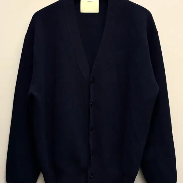 [BUNJANG] Pottery Comfort High Density Wool Cashmere Cardigan Navy / (2/103)포터리 컴포트 하이 덴시티 울 캐시미어 가디건 네이비