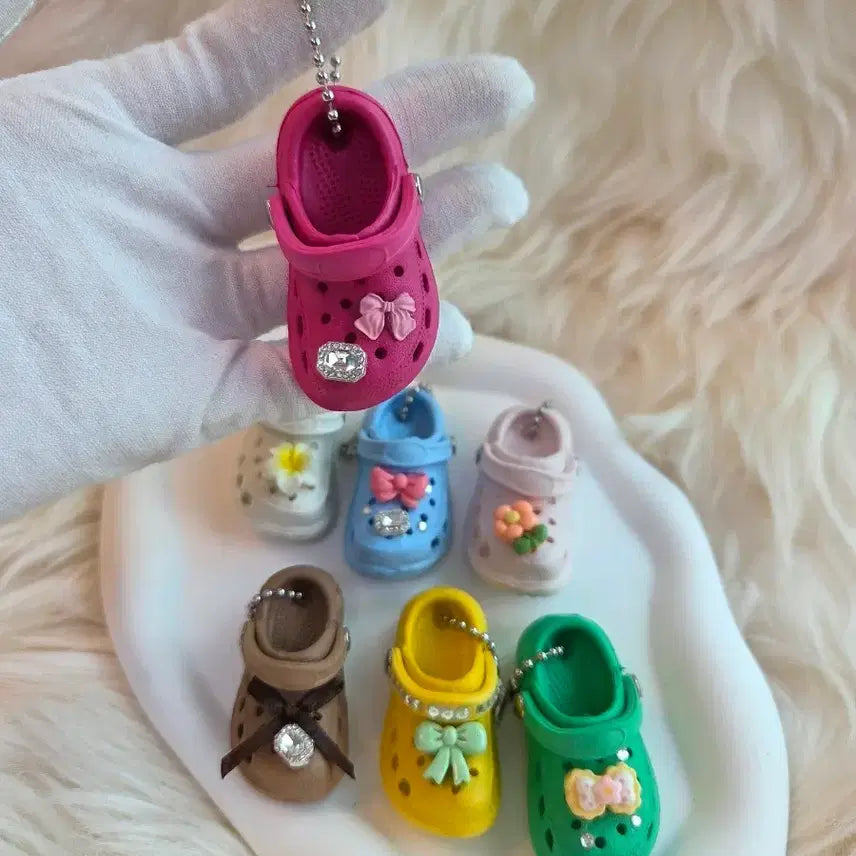 [BUNJANG] Mini Crocs Charm Keychain / 미니 크록스키링