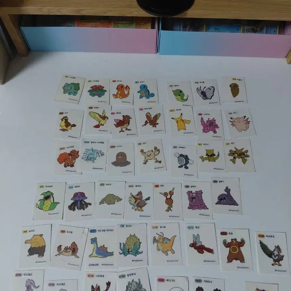 [BUNJANG] Pokemon Stickers Bundle / 포켓몬 띠부실 팔아요