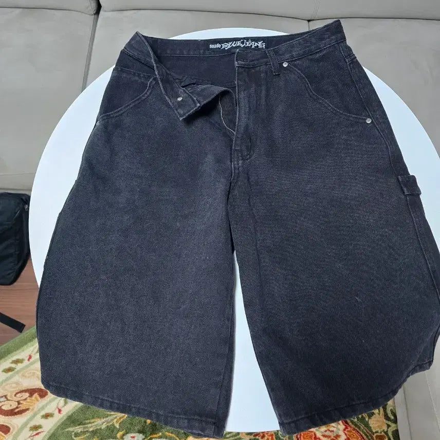 [BUNJANG] Suadw Black Denim Shorts / Suadw 블랙 데님 쇼츠