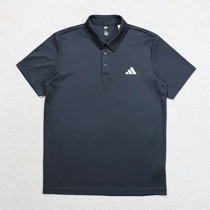 [BUNJANG] Adidas Men's Golf Short Sleeve T-Shirt Black (Size 100) / (정품) 아디다스 남자  골프 반팔티(100)