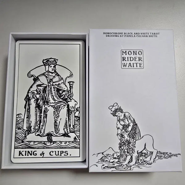 [BUNJANG] Mono Rider Weight Black & White Tarot Card Set (Opened) / 단순개봉)모노 라이더 웨이트 흑백 타로카드