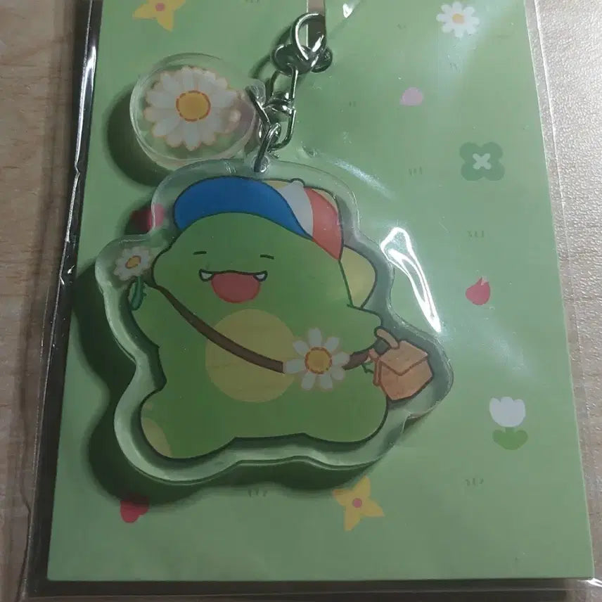[BUNJANG] Latte Spring Goods Dinosaur Keychain / 잠뜰 봄굿즈 키링 공룡