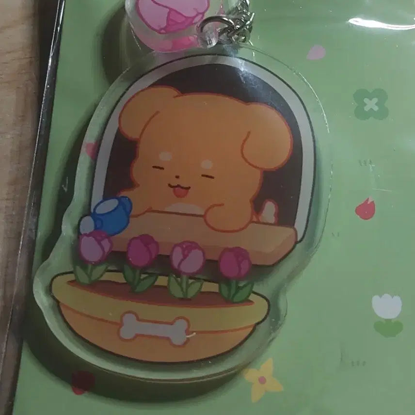 [BUNJANG] JamTtal Spring Goods DeokGae Keychain / 잠뜰 봄굿즈 키링 덕개