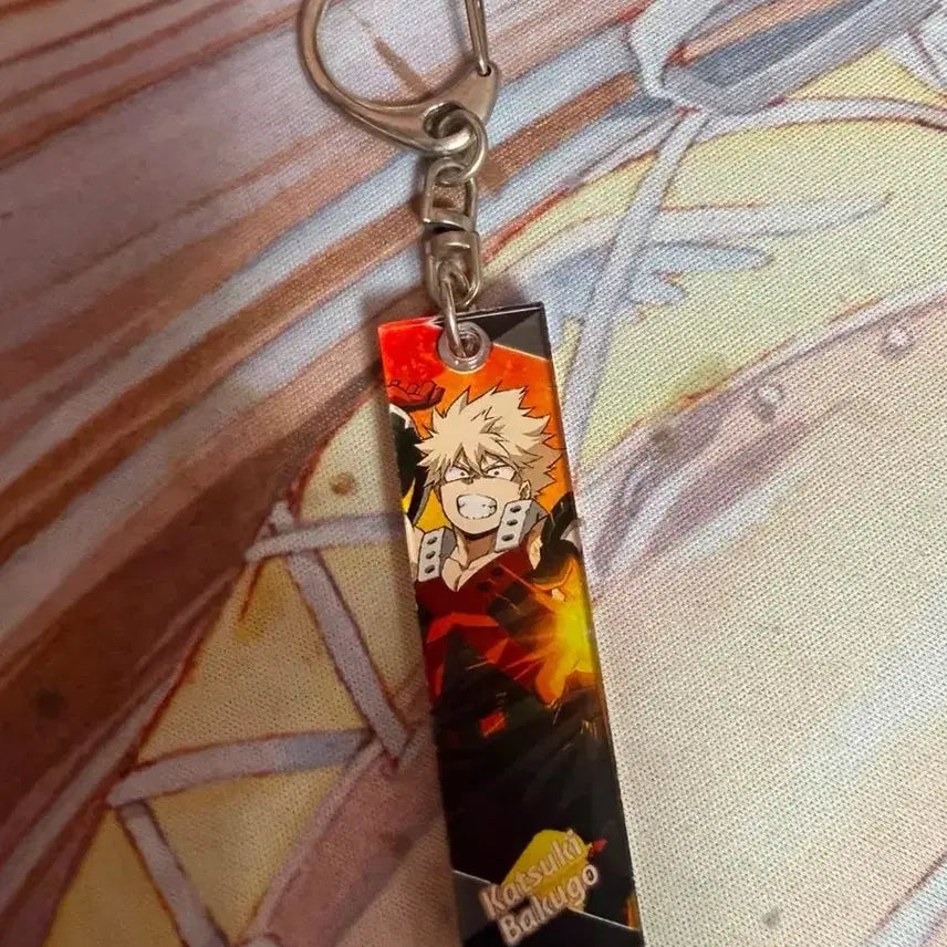 [BUNJANG] My Hero Academia Bakugo Acrylic Keyring / 히로아카 바쿠고 아크릴 키링