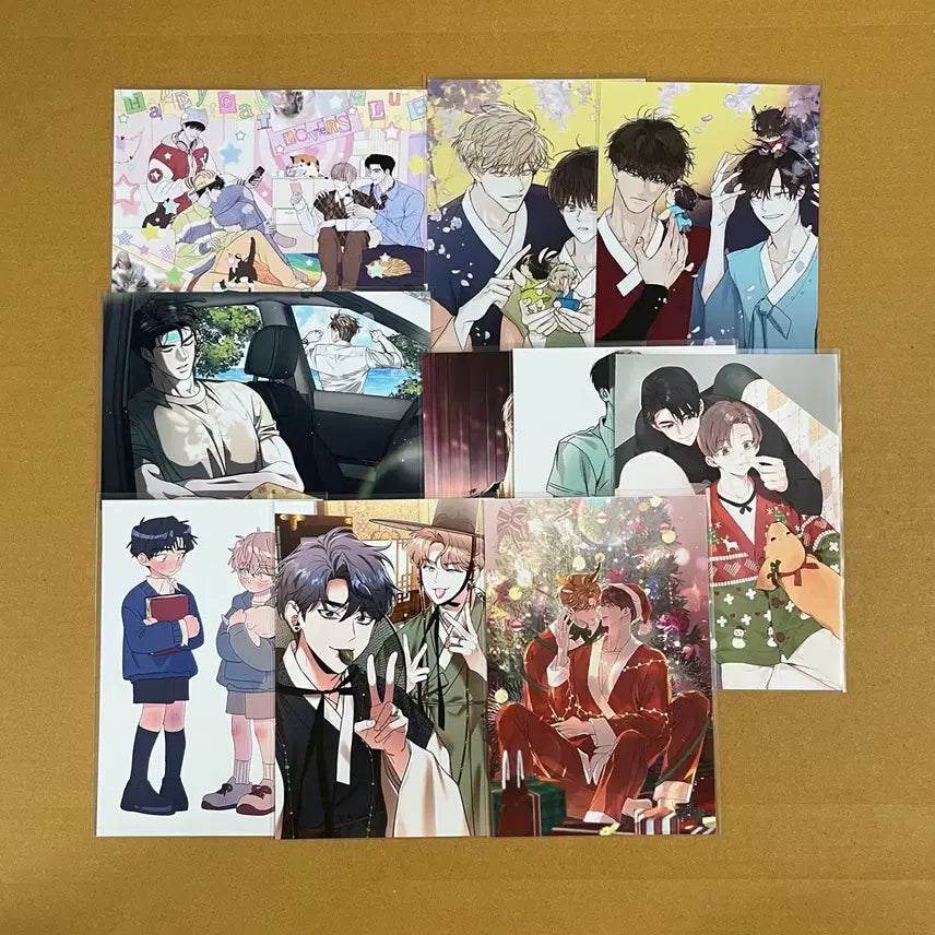 [BUNJANG] Wolgu Haebingokseon Cheongnakwon 4th Anniversary Lover Sketch Printty Photoprints (10 pcs) / 월구 해빙곡선 청낙원 4주애인 스케치 등 프박 프린티 10장
