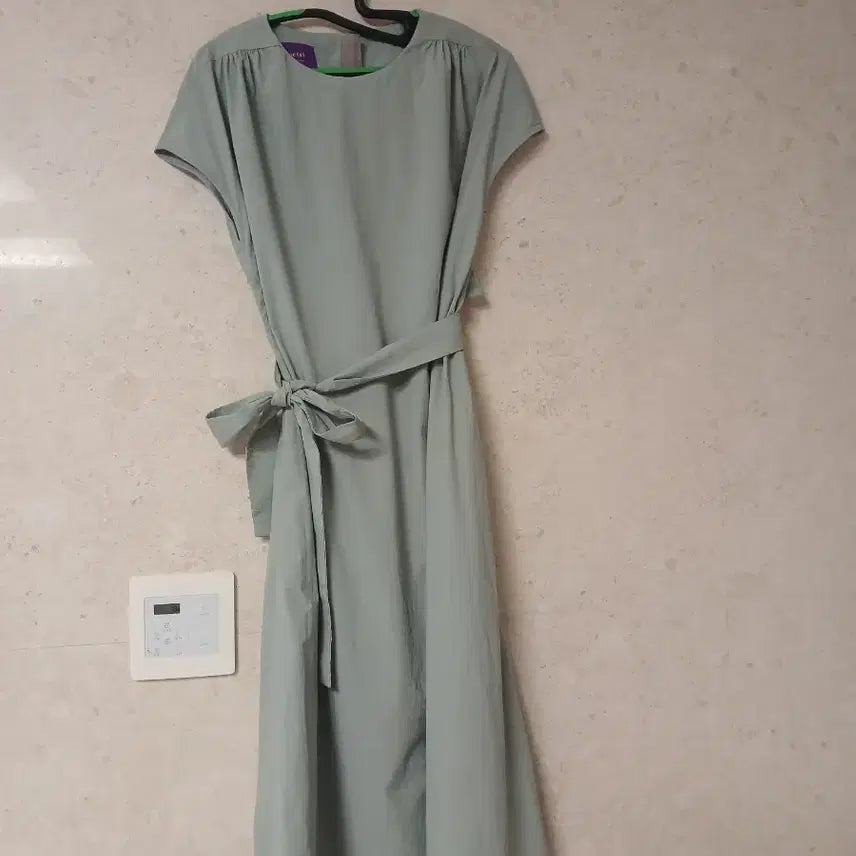 [BUNJANG] Benetti Belt Long Dress / 제평 Benetti 벨트 롱원피스
