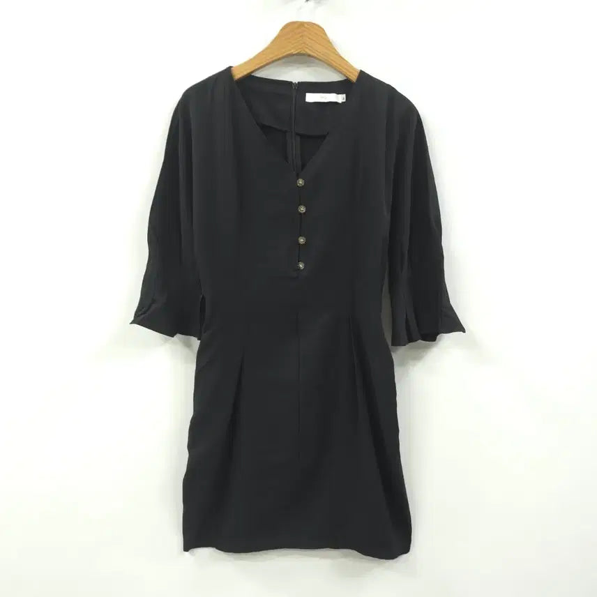 [BUNJANG] Korean Made 7/10 Sleeve Midi Dress / moi) 국내제작 거의새거 원피스 -55