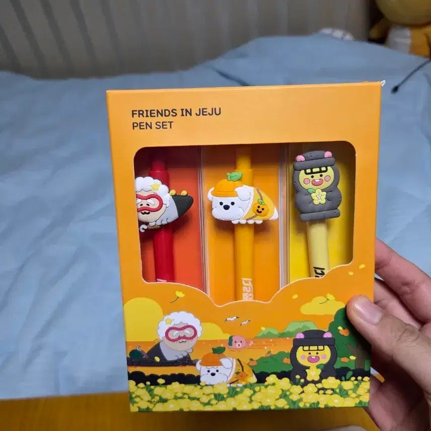 [BUNJANG] Kakao Friends Jordy Jeju Edition Pen Set / 카카오프렌즈 죠르디  문구 제주 에디션 펜 세트
