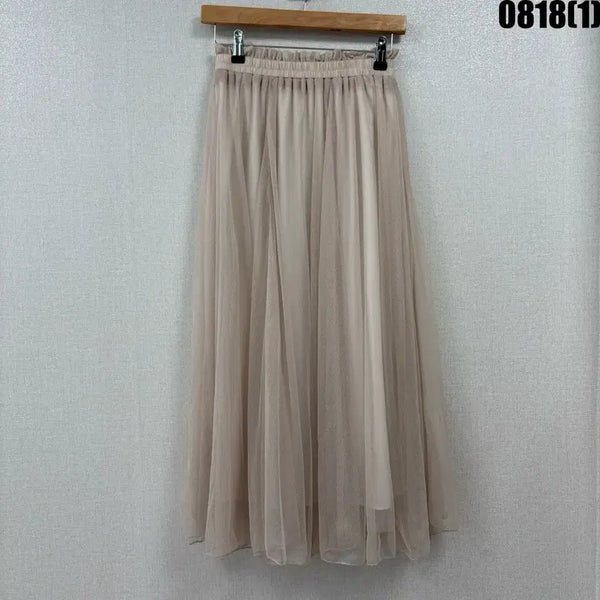 [BUNJANG] Beige Tulle Skirt S / 베이지색 튤 스커트 s