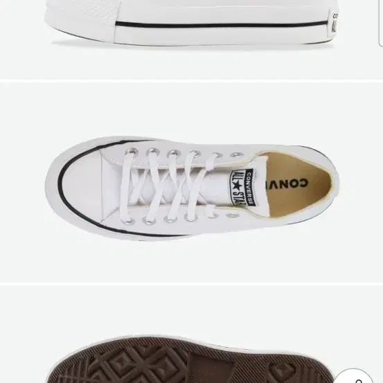 [BUNJANG] Converse Chuck Taylor All Star Platform Sneakers White / 컨버스 척테일러 올스타 플랫폼 스니커즈 화이트