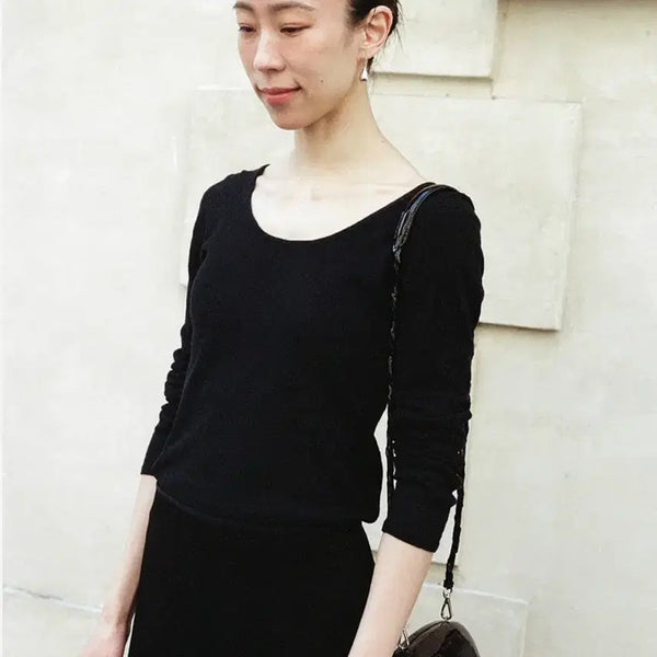 [BUNJANG] Urbanic 30 Fresco Scoop Neck Knit / (19일까지만 판매)얼바닉30 니트 Fresco Scoop Neck Knit