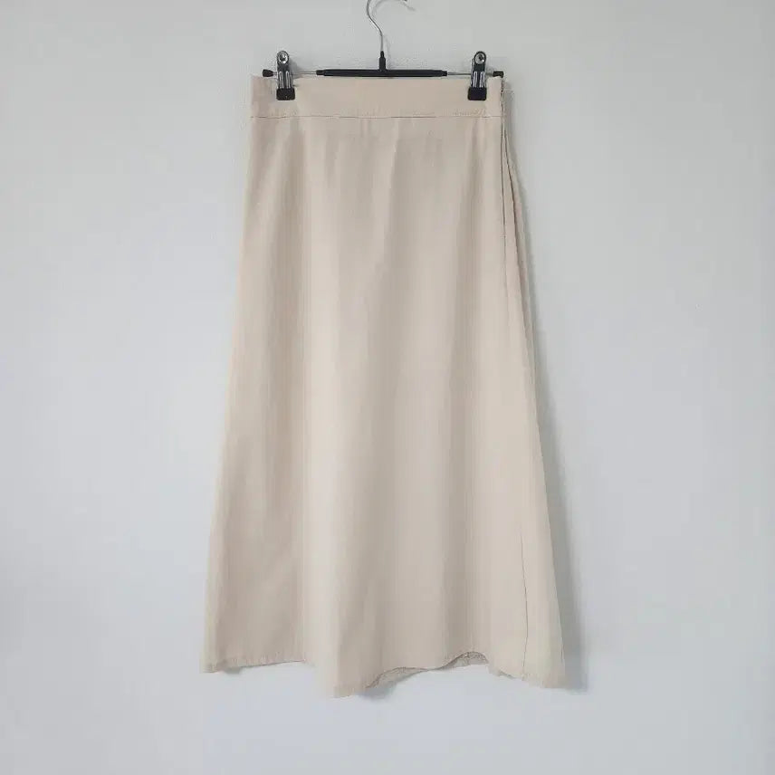 [BUNJANG] Beige Long Skirt / 베이지색 롱 스커트
