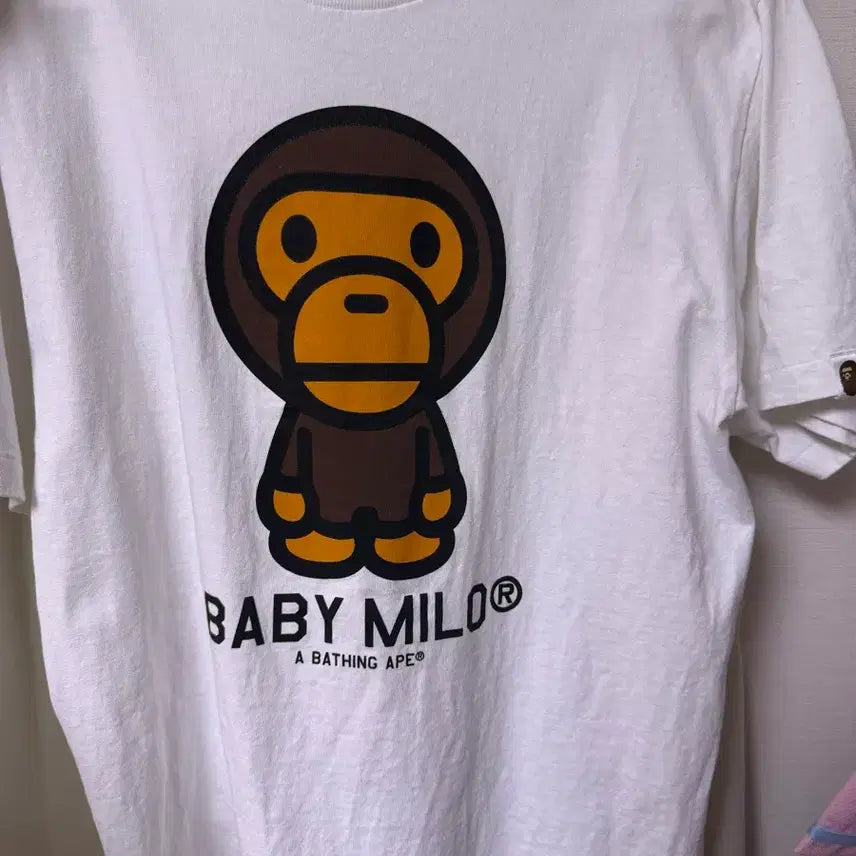 [BUNJANG] Bape Milo Short Sleeve T-Shirt / 베이프 마일로 반팔
