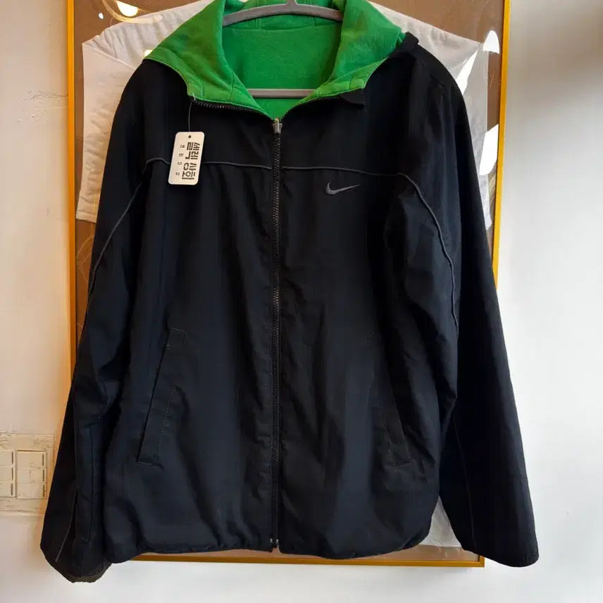 [BUNJANG] Nike Reversible Jacket Green & Black (XL) / 나이키 리버시블 자켓 그린&블랙(XL)